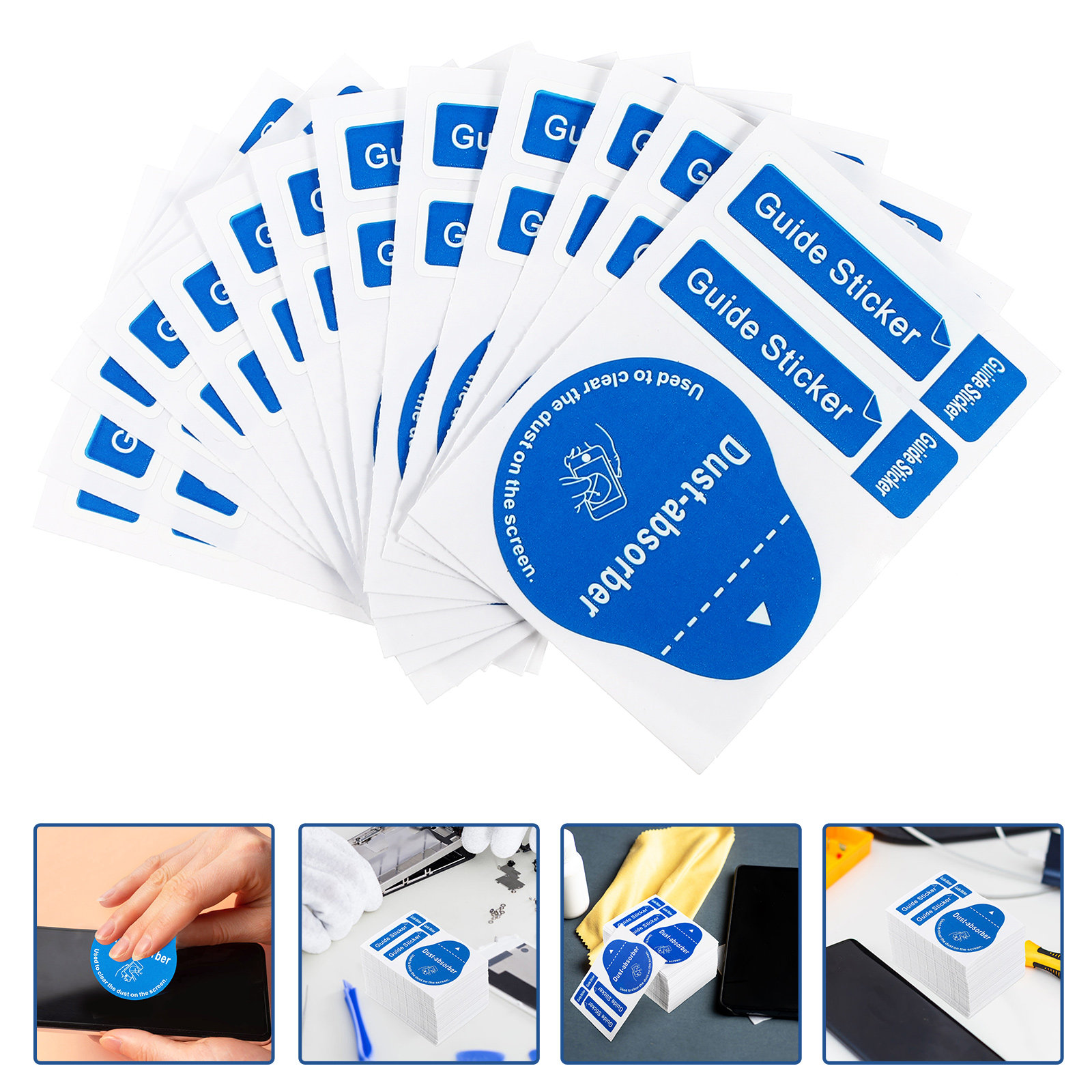Dust Removal Sticker - 200 szt. naklejek do usuwania kurzu