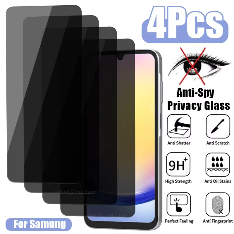 Privacy Screen Protector - 1-4PCS Ochrona ekranu Samsung A36 A26