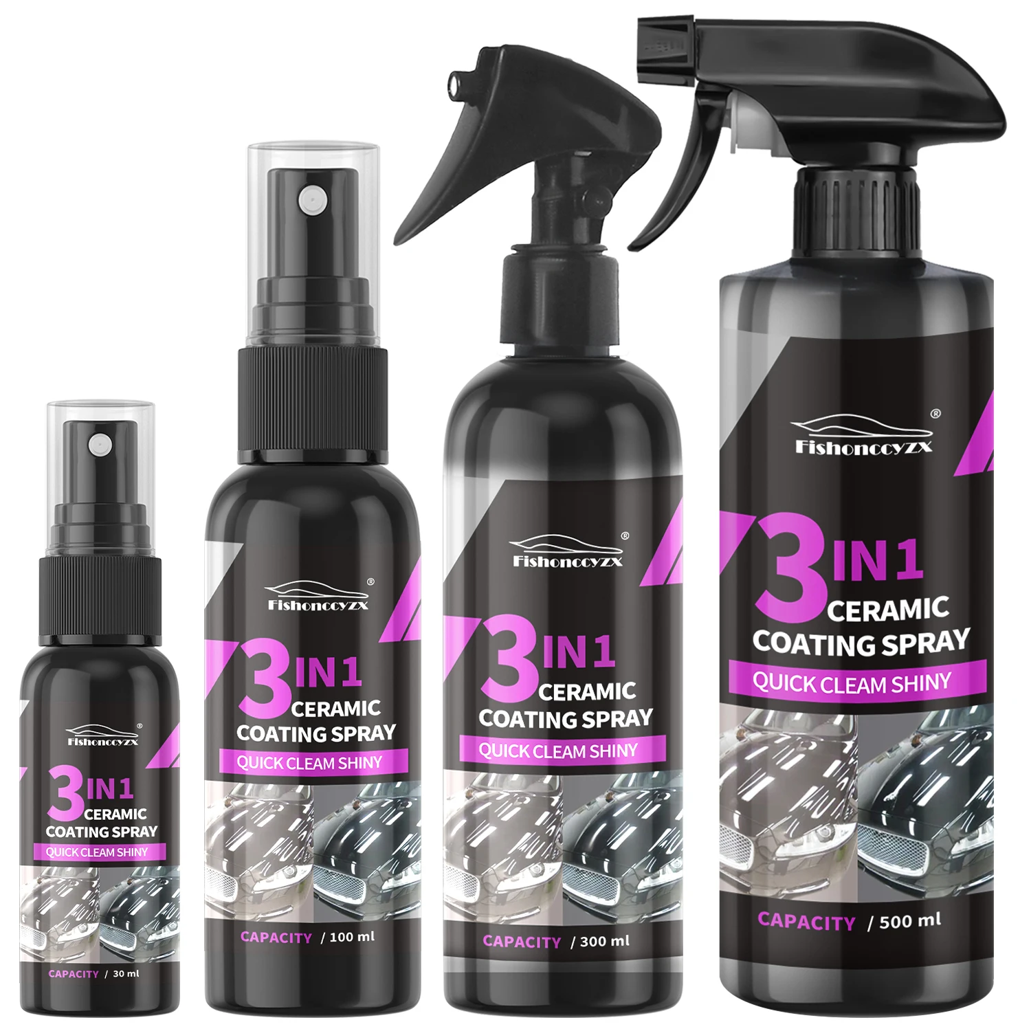 Nano Liquid Coating - Spray ceramiczny 3 w 1 do